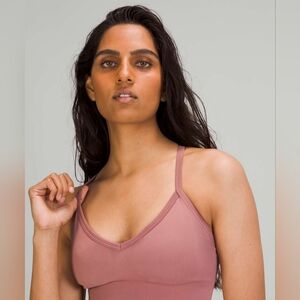 Lululemon Ebb to Street Bra C/D Cup Size 6 Spiced Chai